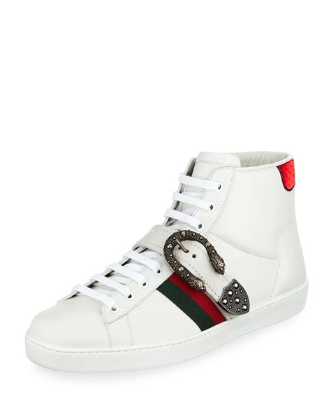 gucci ace sneaker men|Gucci ace high top sneakers.